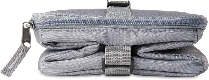 Pac-Kit ® Freezable Essential Cooler, Gray Fog, Built with EcoFreeze® Technology, Fully Freezable, Collapsible, Reusable, With Adjustable Crossbody Strap, Top Clip Handle, Designed for Fresh Office - Image 4